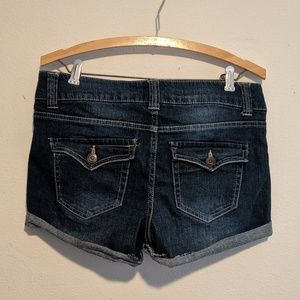 Celebrity Pink Shorts - Celebrity Pink cuffed blue jean shorts Celebrity Pink Shorts - Celebrity Pink cuffed blue jean shorts